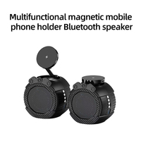Speaker Mini V5.3 dengan Penyangga Ponsel, Power Bank, LED RGB, Suara yang Ditingkatkan, Desain Premium