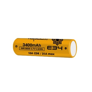 Литий-ионный аккумулятор Vapcell E34 INR18650 3400 мАч 25А MAX для электровелосипедов, с длительным сроком службы и высокой емкостью, 3.7В - Product Image 1