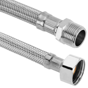 ท่อเหล็กกล้าไร้สนิมยืดหยุ่น3/8ม. X 1/2 F-50ซม. - Product Image 4