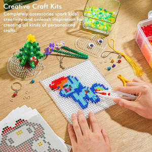 2025 Новый 12 видов цветов «сделай сам» ручной работы различные дизайнерские плавкие Гладильные бусины наборы для детей - Product Image 4