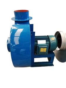 Ventilateur centrifuge industriel haute pression bleu avec moteur intégré - Product Image 1