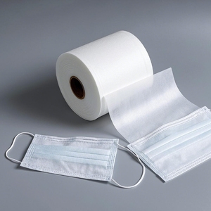 Kain ringan dan tidak ditenun dengan fitur polos, masker wajah tahan air dan gaya silang - Product Image 3
