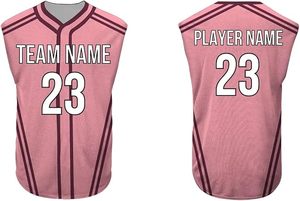 Tontons usine personnalisé en gros équipe de Baseball transfert de chaleur imprimé respirant 100% Polyester unisexe Vintage maillots Streetwear - Product Image 2