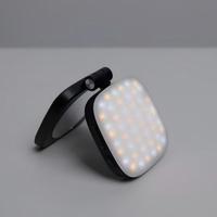 Nouvelle lampe de remplissage magnétique pour selfie, vente directe usine, avec miroir de maquillage intégré, température de couleur réglable, 48 LED