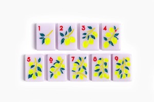 Classic <b>Mahjong</b> Tile <b>Set</b> With Colorful Dragon Design For 4 Players Portable Game Play - Product Image 3