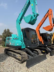 Excavadora de orugas hidráulica Kobelco Sk75 usada 2021 modelo 7 T Motor de peso de funcionamiento buen estado para - Product Image 4