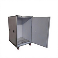 Chambre Froide Mobile Conteneurisée Portable Intégrée, Chambre Froide/Congélateur Walk-in, OEM ODM, Taille et Température Personnalisables