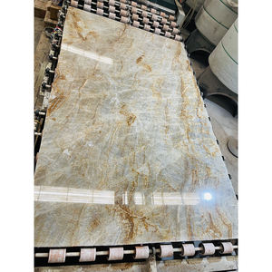 Marbre naturel Nacarado gris brun de luxe avec des veines rouges superposées pour les murs décoratifs et les revêtements de sol - Product Image 3