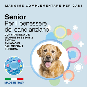 Supplément multivitaminé pour chien âgé Durée de conservation 30 mois Fabriqué à la main en Italie Soins de santé et suppléments de qualité pour animaux de compagnie - Product Image 2