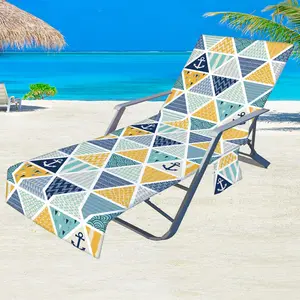 Пляжное или Пляжное Кресло для отдыха и полотенец с удобными карманами для хранения