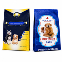 Emballage personnalisé imprimé 1Kg 2.5Kg 3Kg 5Kg Sac d'emballage pour aliments pour animaux de compagnie (chiens et chats) en plastique BOPP/CPP/PA/PET à fond plat