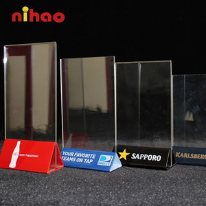 Exhibidor <span class=keywords><strong>de</strong></span> <span class=keywords><strong>Menú</strong></span> LED para Bar NIHAO, Portamenús Acrílico LED Premium con Cargador Inalámbrico, Letrero Luminoso para Restaurante o Bar - Product Image 4