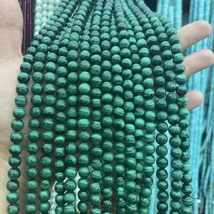 Perles en pierre naturelle Perles en cristal <span class=keywords><strong>Malachite</strong></span> Oeil de tigre Améthyste Lapis Lazuli Citrine Perles en vrac pour bracelet bijoux bricolage - Product Image 1