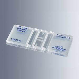 Lame de microscope MARIENFELD importée pour le comptage des cellules sanguines 0650030 0350000 - Product Image 1