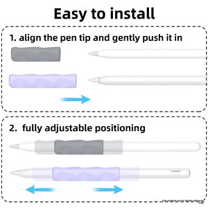 ปลอกซิลิโคนบาง 0.3 มม. สำหรับ <span class=keywords><strong>Apple</strong></span> <span class=keywords><strong>Pencil</strong></span> ทุกยุค สำหรับ Huawei M-<span class=keywords><strong>Pencil</strong></span> รูปทรงสามเหลี่ยม ป้องกันความเมื่อยล้า จับถนัดมือ - Product Image 4
