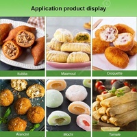 Croquette Cookie Remplissage Industriel Mooncake Falafel Arancini Pas Cher Formage Maison Type Petit Kibbeh Faire Machine