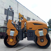 DynoMach LZ5000 Compacteur vibrant à double tambour de 5 tonnes, moteur et pompe Changchai, haute efficacité, 36 kW, force de compactage de 85 kN