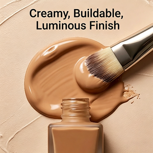 Base de <span class=keywords><strong>Maquillaje</strong></span> Líquida de Cobertura Total OEM, Control de Grasa, Logotipo Personalizado, Larga Duración, Múltiples Tonos, Resistente al Agua - Product Image 3