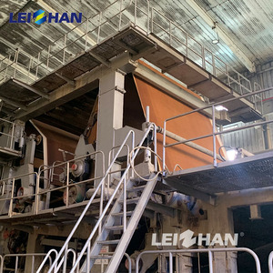 Máy nghiền giấy để tái chế Bảng thẻ testliner Máy làm giấy kraft dây chuyền sản xuất giấy - Product Image 5