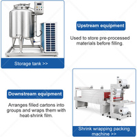 ORME Automatische 125ml/200ml/250ml/330ml/500ml/1000ml Melk Fruit Sap Water Aseptische Brick Carton Doos Vul- en Verpakkingsmachine