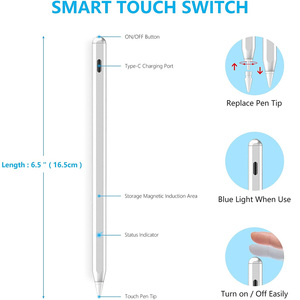 Metal <span class=keywords><strong>Digital</strong></span> Capacitive Touch Active Stylus Pen Pencil para <span class=keywords><strong>iPad</strong></span> <span class=keywords><strong>Pro</strong></span> Tablet - Product Image 4