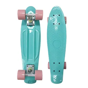 ที่ดีที่สุดราคา 22 นิ้วสเก็ตบอร์ดพลาสติกพร้อมสเก็ตบอร์ดเครื่องมือ Penny Board สเก็ตบอร์ด