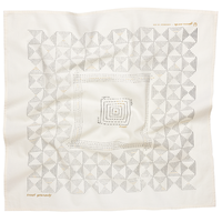 Bandana en coton 'Trust Yourself' personnalisée OEM, vente en gros du fabricant, certifiée OEKO-TEX, foulard en coton imprimé en usine