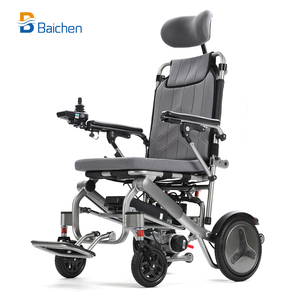 Silla de ruedas eléctrica con respaldo alto para discapacitados, suministros médicos plegables portátiles chinos, de energía, de respaldo alto - Product Image 3