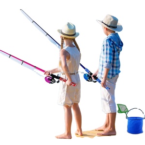Canne à pêche télescopique pour enfants, moulinet de pêche, <span class=keywords><strong>ensemble</strong></span> <span class=keywords><strong>complet</strong></span>, machine flottante, <span class=keywords><strong>carpe</strong></span> - Product Image 2