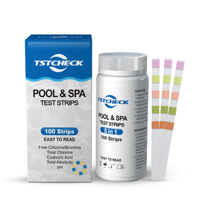 Zwembad 물 테스트 스트립 5in1 수영 Piscina 수영장 테스트 스트립 온수 욕조 스파 웰빙 수질 테스트 키트 - Product Image 2