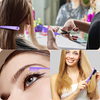Ensemble de peignes à cheveux professionnels en queue de rat pour plusieurs styles de cheveux, logo personnalisé, ensemble de peignes de coiffure pour salon de coiffure