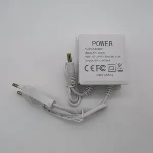 Verto CCTV di sicurezza esterna macchina fotografica fornitore di Potere impermeabile AC 100-240V In Ingresso 12V DC Uscita 2A AC DC 12V 1A Adattatore di Alimentazione