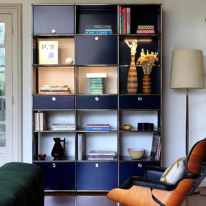 USM Style Modular Modern Stainless Steel Cabinet-Large Capacity Storage for Living Room Bedroom Hotel &amp; Apartment - Product Image 1