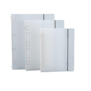 Wholesale A4 A5 B5 Notebook <strong>Planner</strong> Notebook Diary Inside Filler Papers Inner Page Frosted Transparent Binder Notebooks Cover - Product Image 1
