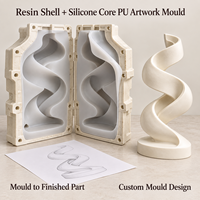 Moule en résine Tietuo + noyau en silicone PU C293-G5, résine légère, équipe de R&D expérimentée