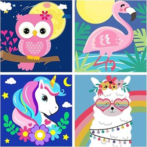 Kit Pittura a Numeri Gattino Strega Nera, Arte Tradizionale Animale Fai-da-Te per Halloween, Decorazione Murale Ecologica per Bambini e Casa - Product Image 3