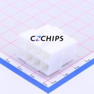 VLP-08V Housing (Wire-to-Board / Wire-to-Wire) P=6.2mm Connector 2x4P 6.2mm VL 2 - Product Image 1