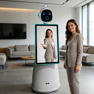 Cabina de Fotos Robot Roamer con Pantalla Táctil de 32 Pulgadas, Cabina de Fotos Robótica con Cámara DSLR y Compatibilidad con Impresora para Bodas y Fiestas - Product Image 2