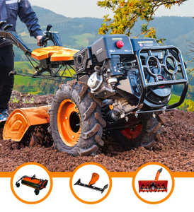 Motoculteur diesel/essence HYZH avec boîte de vitesses - Outil <span class=keywords><strong>agricole</strong></span> multifonctionnel - Product Image 3