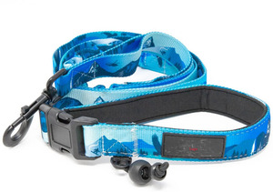 Guinzaglio per Cani di Lusso Colorato per Sport all'Aperto con Impugnatura ad Anello, Motivo Floreale, in Poliestere Riflettente Ecologico, Sgancio Rapido - Product Image 2