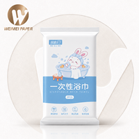 Serviette de Bain Jetable en Coton Non Tissé Personnalisable avec Logo – Douce, Absorbante, Écologique, Biodégradable, Usage Unique pour Hôtels, Voyages, Spas, Usage Privé