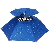Chapéu guarda-chuva dobrável, chapéu guarda-chuva para pescaria, caminhadas, golfe, praia, esportes ao ar livre, acampamento