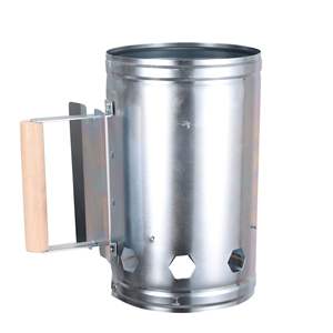 Estufa <span class=keywords><strong>de</strong></span> ignición para exteriores, <span class=keywords><strong>barril</strong></span> <span class=keywords><strong>de</strong></span> cubo <span class=keywords><strong>de</strong></span> fuego <span class=keywords><strong>de</strong></span> carbón <span class=keywords><strong>con</strong></span> mango <span class=keywords><strong>de</strong></span> madera, para acampar, barbacoa, antiincrustante - Product Image 3