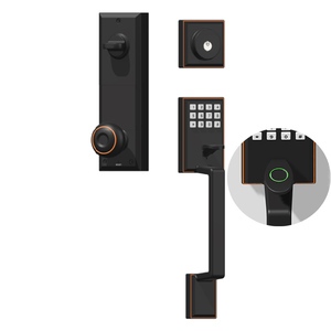 <b>Smart</b> Home Products Front Door <b>Locks</b> Keyless Entry Door <b>Lock</b> Deadbolt With Handle for Home D-L90 Fingerprint <b>Smart</b> Door <b>Lock</b> - Product Image 5