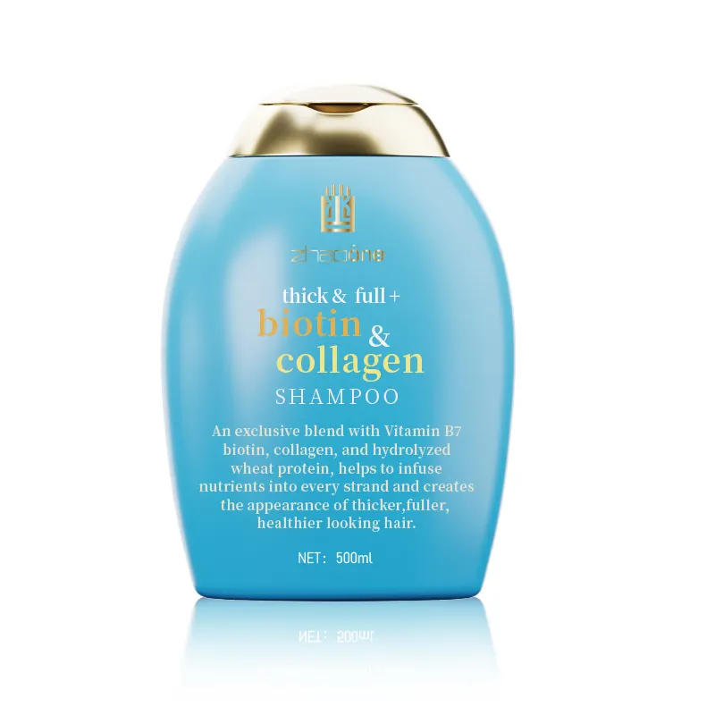 Individuelles OEM Eigenmarken-Shampoo 500 ml frisch und sauber Zusätzlich Vitamin B und Biotin glatte glänzende Haarpflege