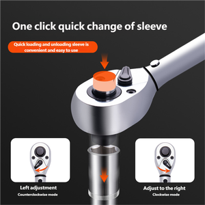 Customizable 32pc High Precision 1/4-Inch Torque <strong>Wrench</strong> <strong>Set</strong> for Motorcycle Bicycle Repair Chrome-Vanadium Steel 5-25NM Max Tool - Product Image 2