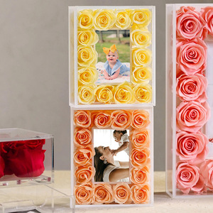 Xu hướng mới của mẹ ngày vĩnh cửu tăng hình ảnh Acrylic khung mãi mãi bảo quản Rose thạch anh pha lê khung ảnh - Product Image 2