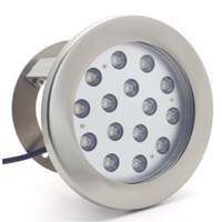 Projecteur LED pour piscine LanVol Factory, angle de faisceau optionnel 15-60°, acier inoxydable 304, IP68, AC/DC 12/24V, 12W, support réglable, éclairage de fontaine sous-marine