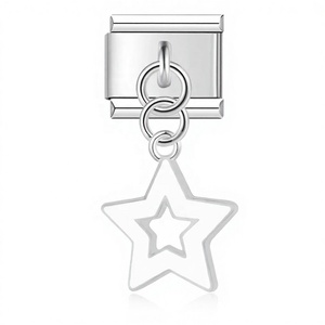 แฟชั่นอี้หวู่ จี้รูปดาวหลากสีสัน สแตนเลสสตีล สร้อยข้อมือสไตล์อิตาลี - Product Image 1