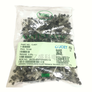 Cj431 แหล่งอ้างอิงแรงดันไฟฟ้าที่ปรับได้อย่างแม่นยำ To-92 0.5% ทองแดงผสมตะกั่วสำหรับการจัดการพลังงาน - Product Image 1
